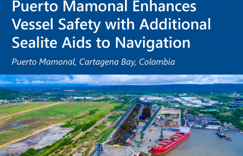Sealite Case study into the provision of aids to navigation at Puerto Mamonal, Cartagena Bay, Colombia