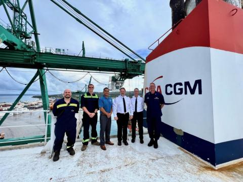 US Coast Guard recognizes CMA CGM mariners for rescue
