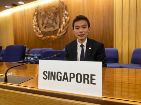 New Vice-Chair of the IMO MEPC Mr Tan Hanqiang of Singapore