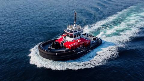 Sanmar Shipyards delivers second electric tug for greenest tugboat fleet in the world