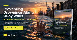 Introducing our new eBook: Preventing Drownings Along Quay Walls-Global Best Practices for Ports, Cities & Marinas